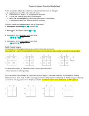 PUNNETT SQUARE PRACTICE.pdf - Punnett Square Practice Worksheet ...