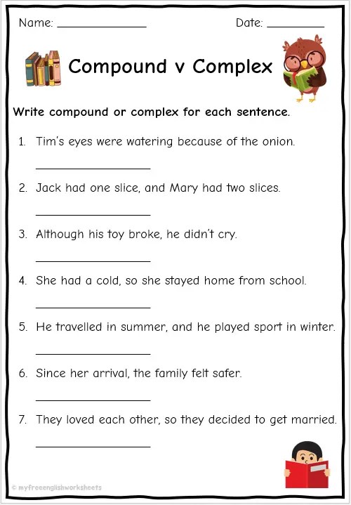 put words into images of compound sentences