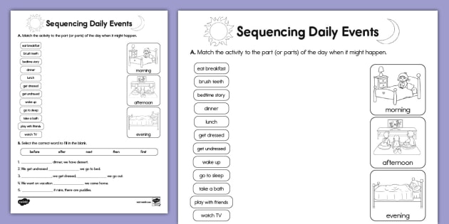 How To Teach Sequence Of Events | Sequencing Events For Kids