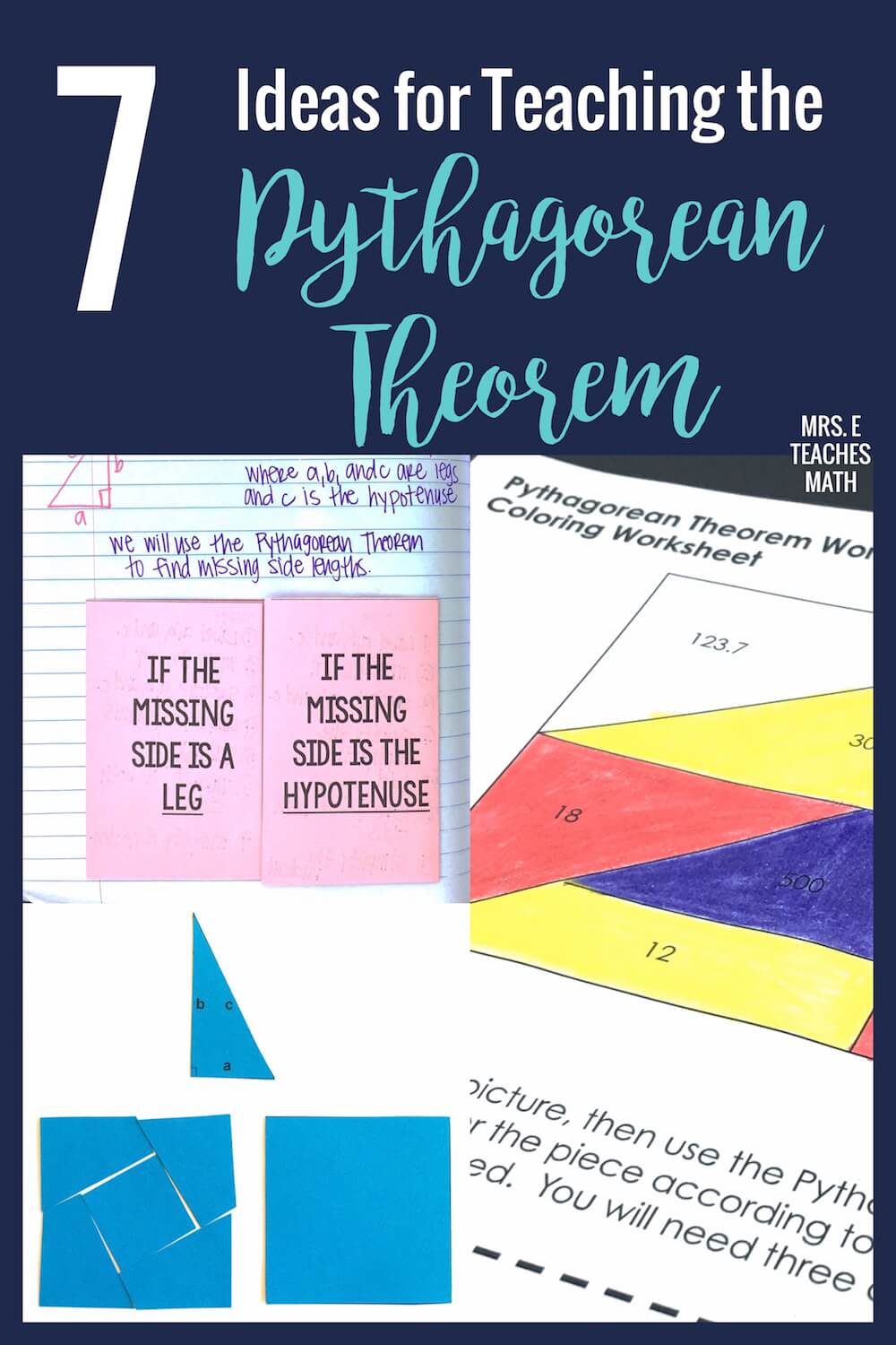 7 Ideas for Teaching the Pythagorean Theorem | Mrs. E Teaches Math