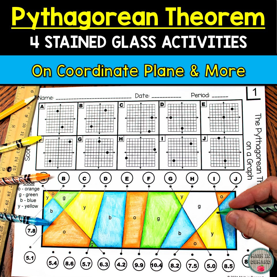 pythagorean theorem activity worksheet