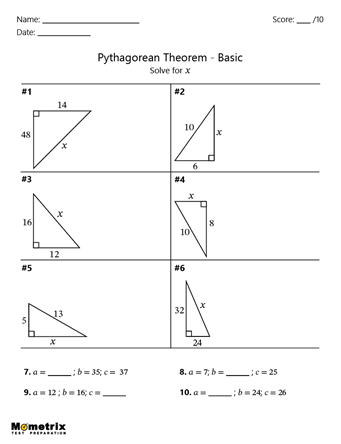 What is the Pythagorean Theorem? (Video &  Worksheets)
