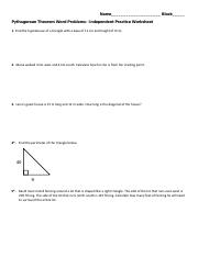 Task Sheet #2-Pythagorean Theorem.pdf - Name Block Pythagorean ...