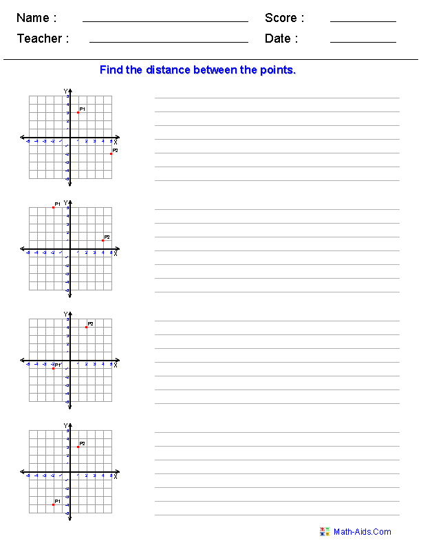 Pythagorean Theorem Worksheets | Practicing Pythagorean Theorem ...