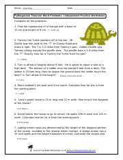 Zaire Ross - pythagorean WP.pdf - Zaire Ross Name Date Pythagorean ...