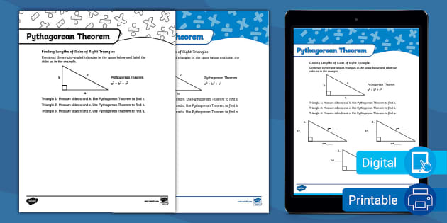 Sixth Grade Student-Led Pythagorean Theorem Activity
