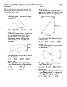 The Pythagorean Theorem Worksheet for 10th Grade | Lesson Planet