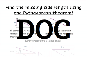 Pythagorean Theorem Worksheet: 4 Levels · Matter of Math
