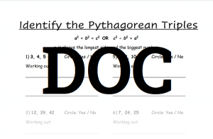 Pythagorean Theorem Worksheet: 4 Levels · Matter of Math