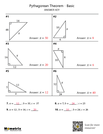 What is the Pythagorean Theorem? (Video &  Worksheets)