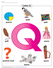 Letter Q Worksheets