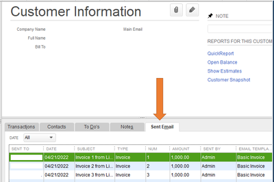 Solved: How can I see the history of each time I emailed an ...