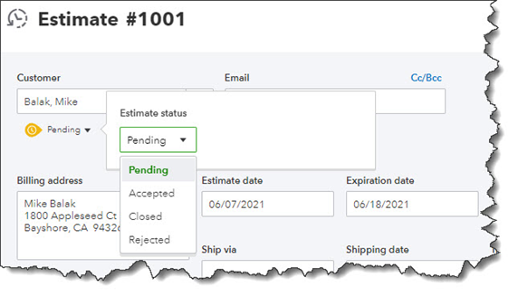 QuickBooks short tutorial on creating estimates | BerryDunn