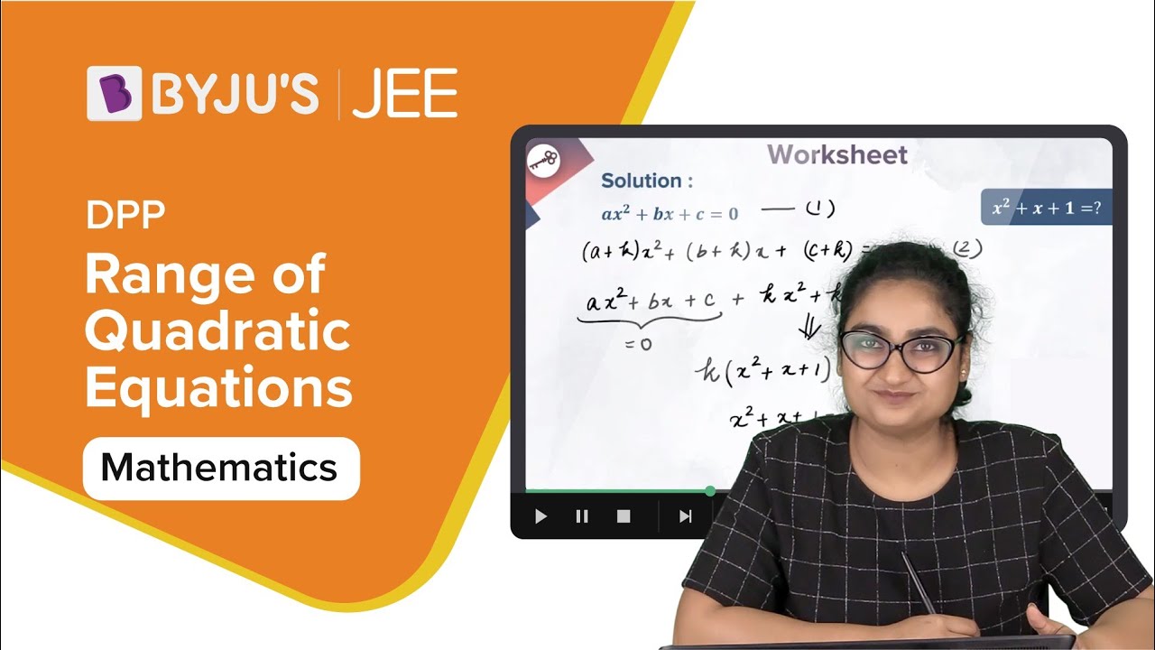 quadratic equations worksheet with answers