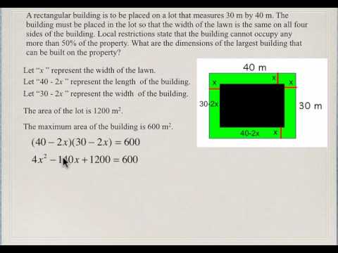 quadratic functions word problems worksheet