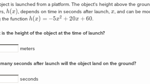 quadratic word problems worksheet