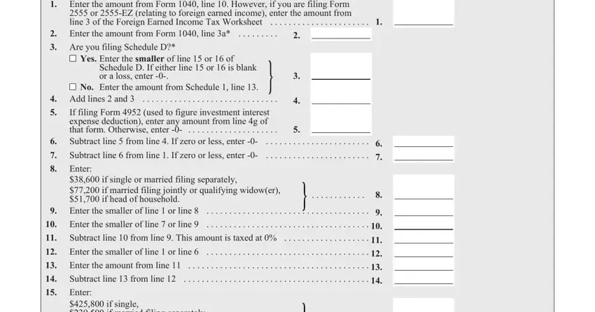 qualified dividend and capital gain tax worksheet