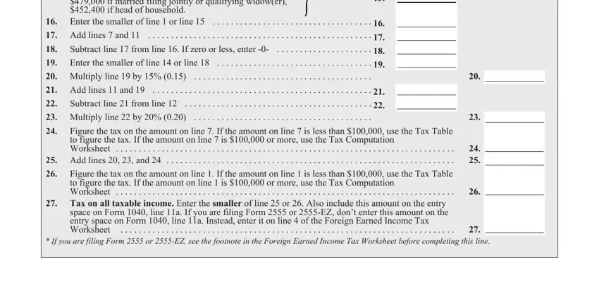 qualified dividends and capital gain tax worksheet fillable