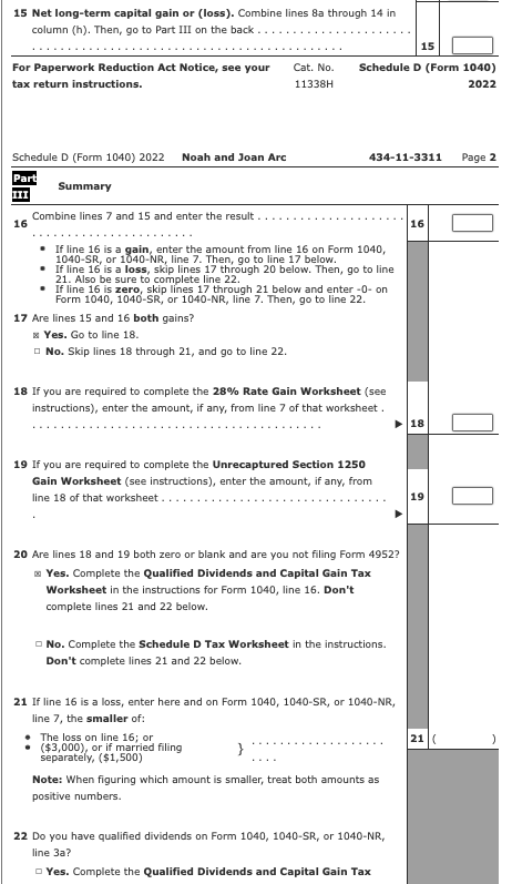 qualified dividends and capital gain tax worksheet instructions