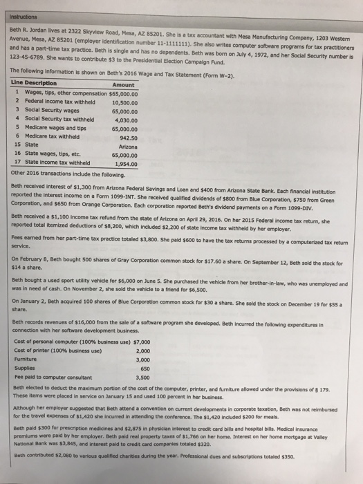 Qualified dividends and capital gain tax worksheet | Chegg.com