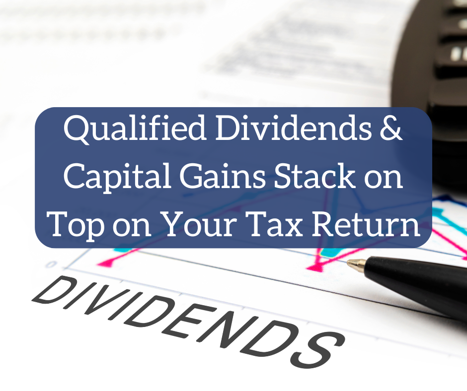 The Qualified Dividends &  Capital Gain Tax Worksheet | White Coat ...