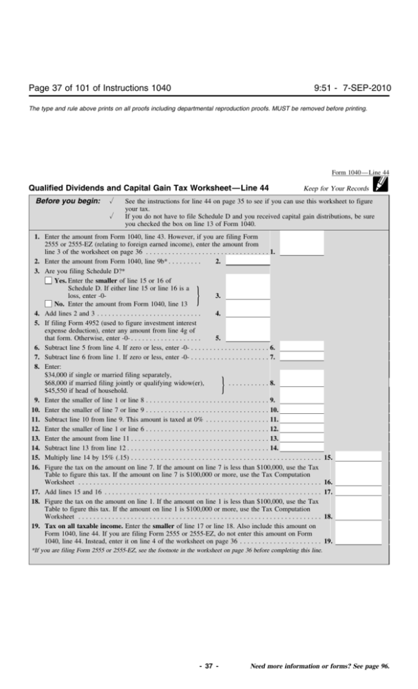 qualified dividends worksheet 2013
