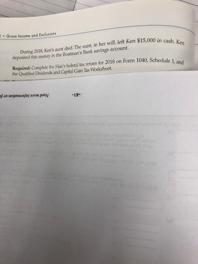 eceved the following Form 1099-INT and 1099-DIV: | Chegg.com