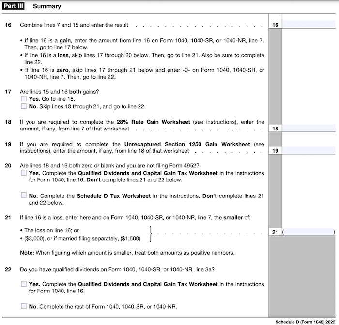 The Qualified Dividends &  Capital Gain Tax Worksheet | White Coat ...