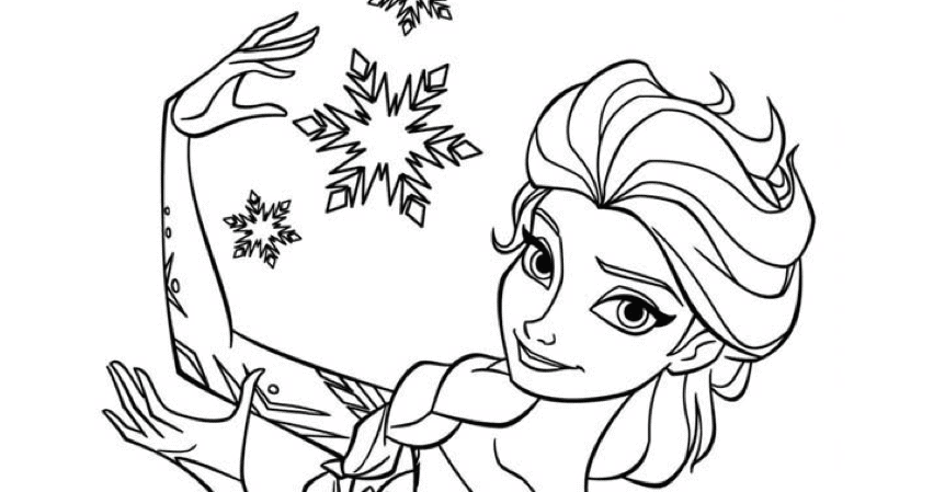 Free Anna And Elsa Frozen Colouring Pages PDF - Mini Travellers ...