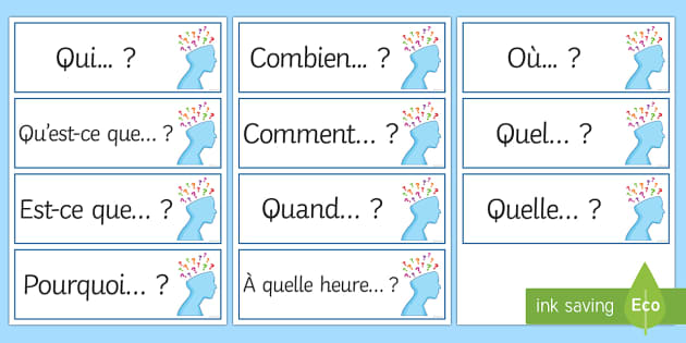 questions de quiz en francais
