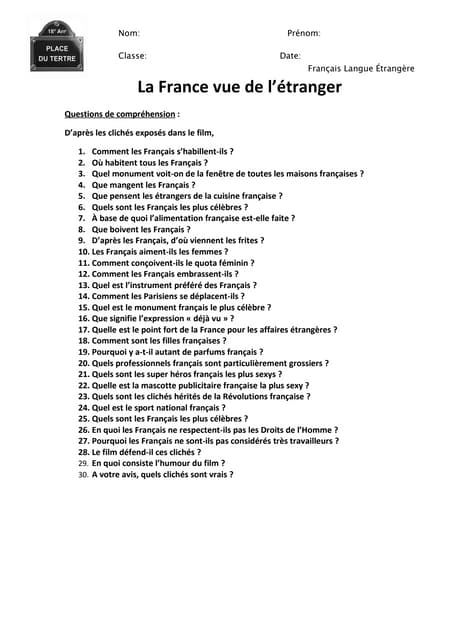 questions de quiz en francais