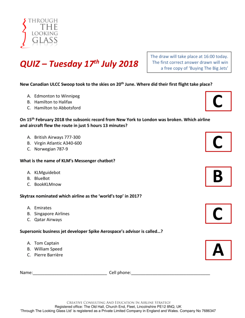 quiz questions july 2018