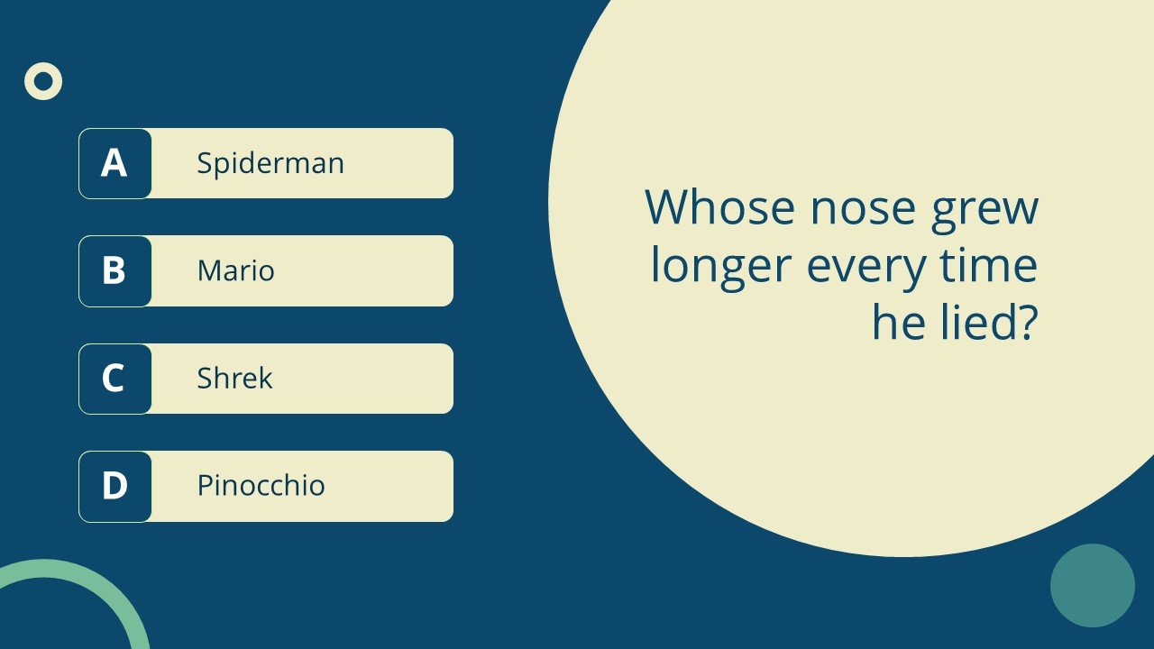 Free Trivia PowerPoint Template &  Presentation Slides