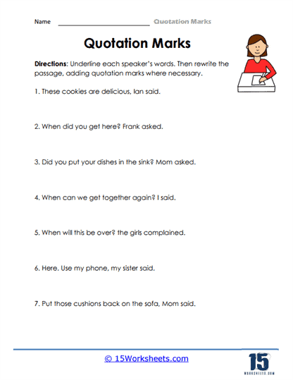 Quotations Worksheets - 15 Worksheets Library