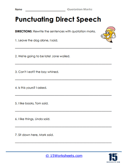 Quotations Worksheets - 15 Worksheets Library