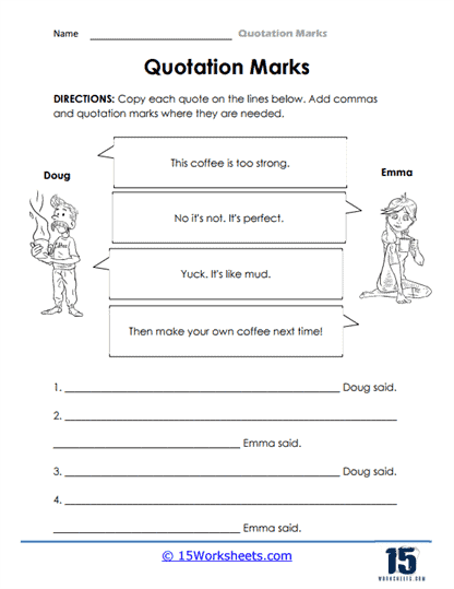 Quotations Worksheets - 15 Worksheets Library