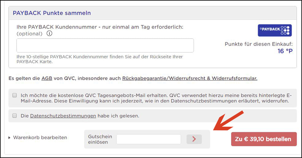 QVC Gutschein: 10€ + 3% Gutscheincodes im Aug. 2024