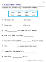 r controlled vowels worksheet 1st grade
