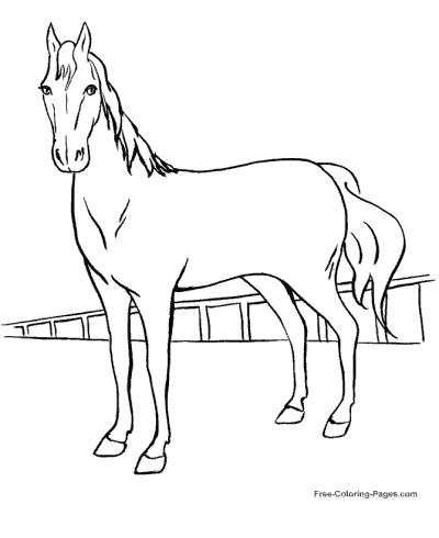 race horse coloring pages printable free