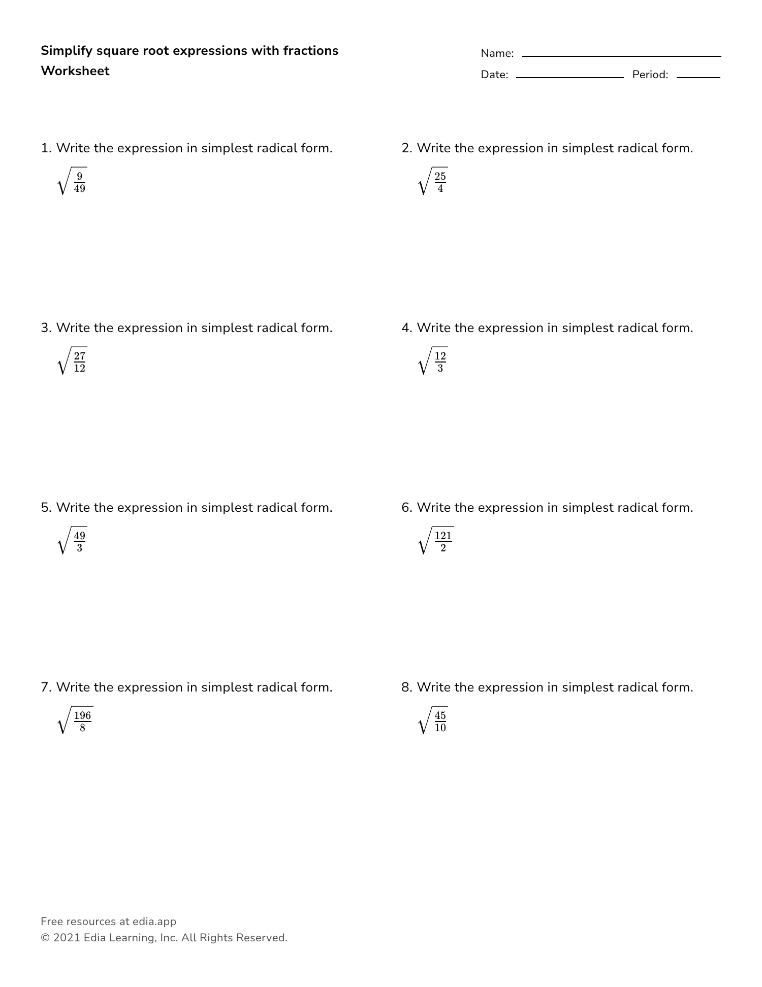 Edia | Free math homework in minutes