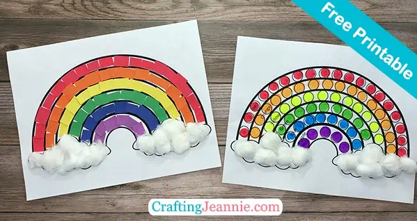 rainbow worksheet for preschoolers