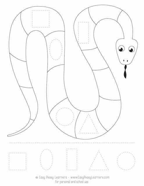 Free Rainforest Animals Cut and Glue Worksheets - Easy Peasy Learners