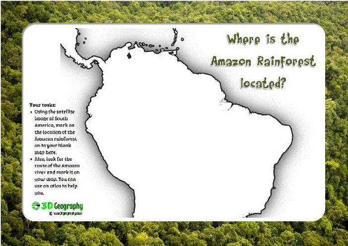 Free rainforest worksheets for teaching and learning about rainforests