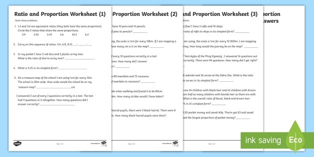 Ratio and Proportion Year 6 | Questions and Answers 