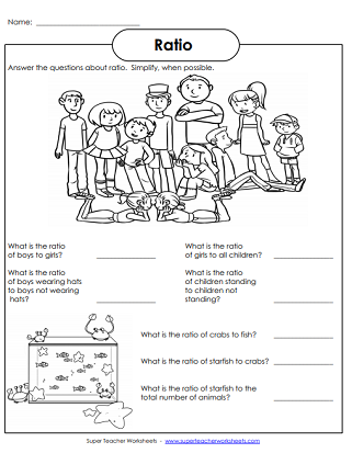 ratio activity worksheet answers