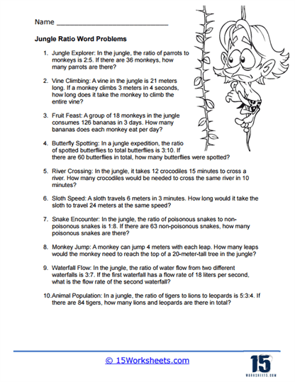 ratio and proportions worksheet