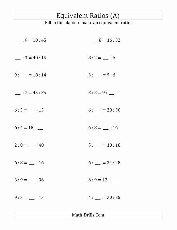ratio and unit rates worksheet
