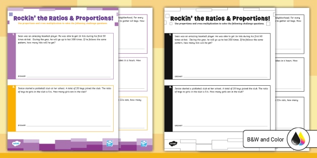 Sixth Grade Proportional Math Problems | Twinkl USA - Twinkl