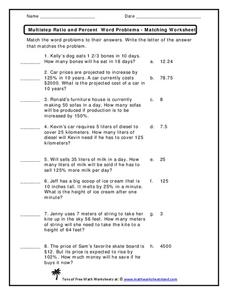 ratio problems worksheet