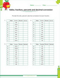 ratio proportion and percent worksheet